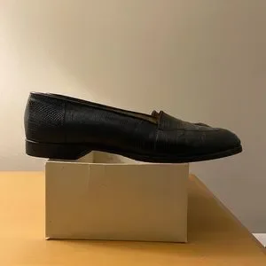 Walter Steiger Black Woven Leather Loafers Walter Steiger | Shoes | Walter Steiger Vintage Black  main image 4